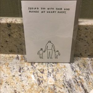 4/$20 - Letterpress Father’s Day Card from Wife